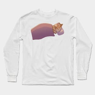 sleeping cat Long Sleeve T-Shirt